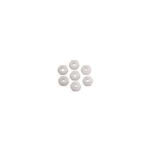 Nailoninė veržlė M3 - 10 vnt - nailoniniams varžtams-