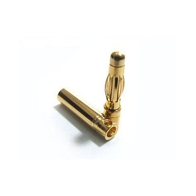 GOLD kištukai - 3 mm - pora - jungtys-
