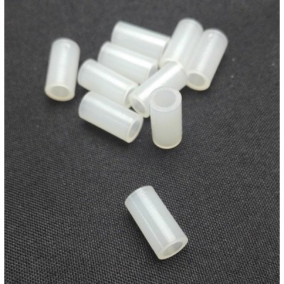 Įvorės tarpiklis 12 mm - 10 vnt - 3,2 mm skylė be sriegio -