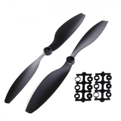 Propeleriai GEMFAN 10x4.5 CW/CCW - Juoda - propelerių pora