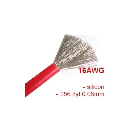 Alavuotas silikoninis varinis laidas 16AWG - 252 gijos - 1,3