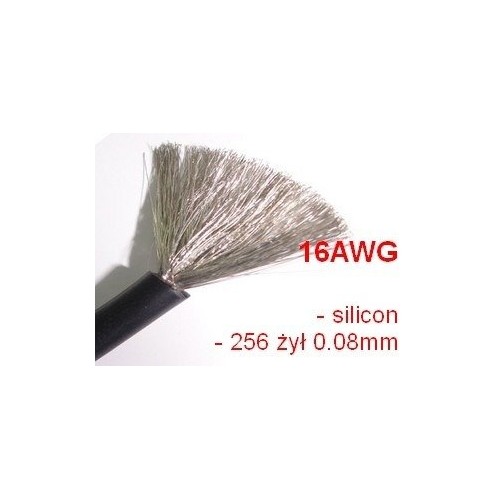 Alavuotas silikoninis varinis laidas 16AWG - 252 gijos - 1,3