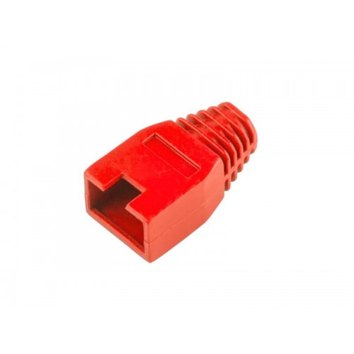 Guminis korpusas RJ45 kištukui, raudonas-Kompiuterių RJ45