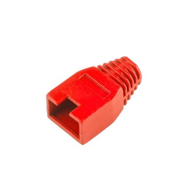 Guminis korpusas RJ45 kištukui, raudonas-Kompiuterių RJ45