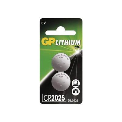Baterija CR2025 GP ličio 2vnt-Tabletės baterijos