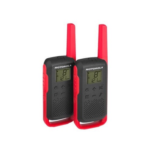 Walkie talkies racijos MOTOROLA T62 Red-Pokalbių racijos