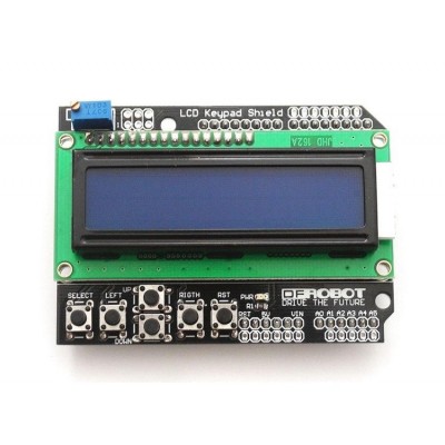 Ekrano modulio Shield LCD 2x16 - ekranas ir