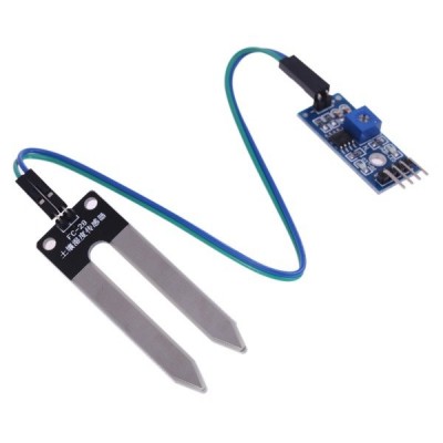 Dirvožemio drėgmės jutiklis FC-28 - higrometro jutiklis Arduino-