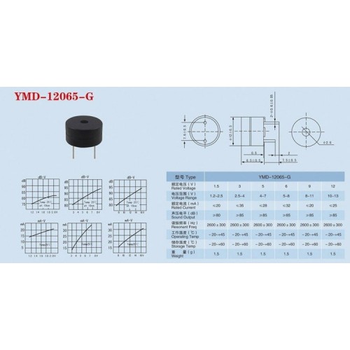 Signalizatorius su 12 V generatoriumi 85 dB - Buzzeris