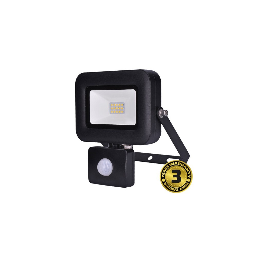 LED reflektorius SOLIGHT WM-10WS-L Pro 10W PIR-LED prožektoriai