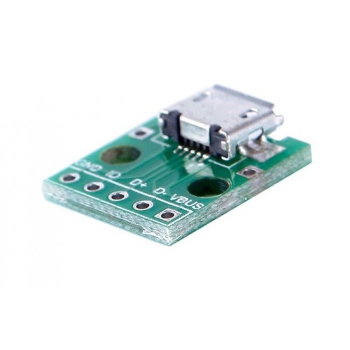 "MicroUSB B" lizdas kontaktinei plokštelei KIT - "MicroUSB" B