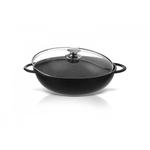 Wok keptuvė su dangčiu ORION Grande 32cm-Keptuvės