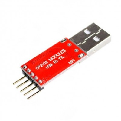 USB keitiklis - RS232/TTL/UART - 3,3 V/5 V išvestis - CP2102 -