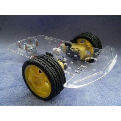 2WD RT roboto važiuoklė-5 - 210 mm - 2 varikliai - važiuoklė