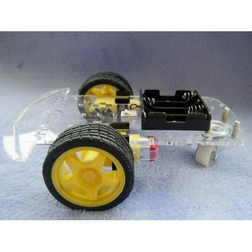 2WD RT roboto važiuoklė-5 - 210 mm - 2 varikliai - važiuoklė