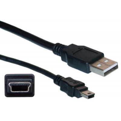 USB laidas - Mini USB 80 cm, skirtas Arduino NANO
