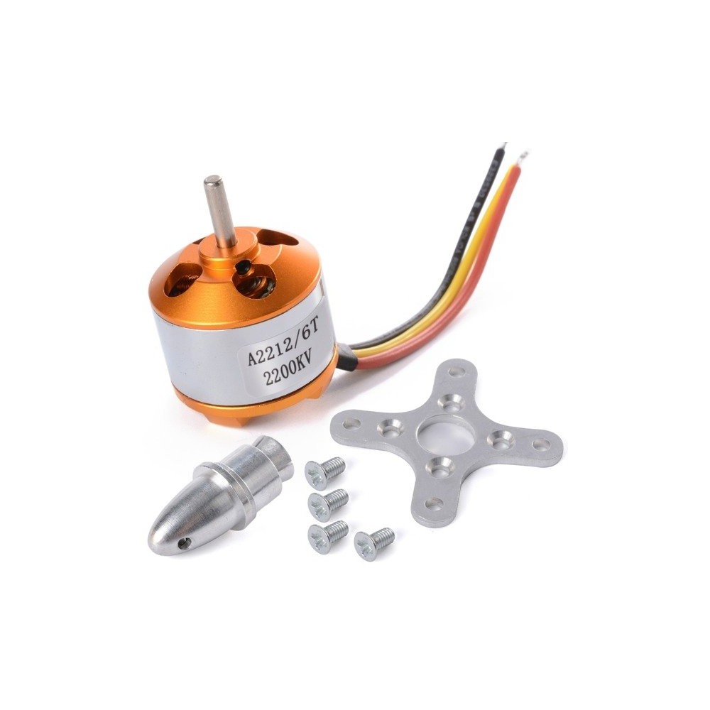 ABC variklis-Galia A2212 2200KV 2-3S - 195W - 650 g trauka-