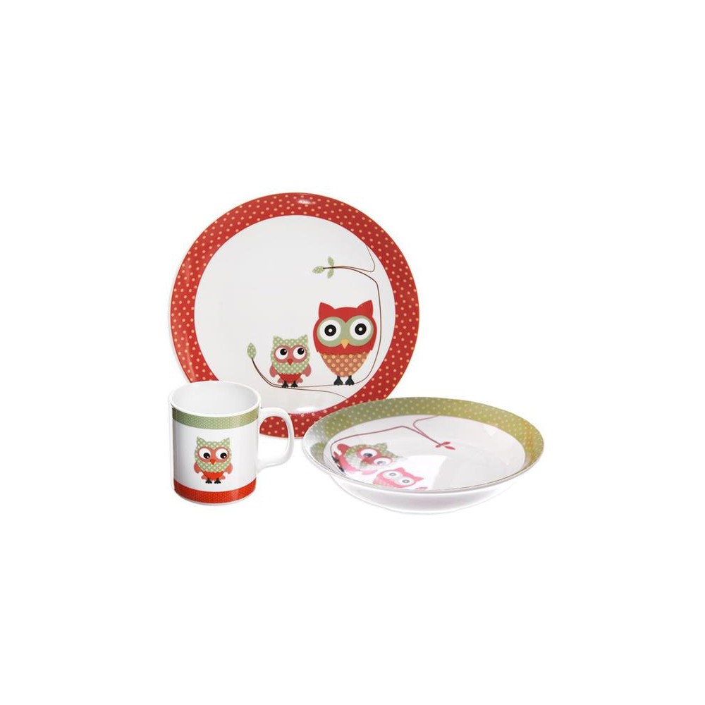 Vaikiškas valgomojo komplektas ORION Owl-Vakarienės rinkiniai