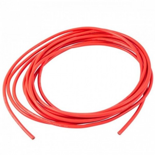 Alavuota silikoninė varinė viela 24AWG - 66 gijos - 0,20 mm2 -