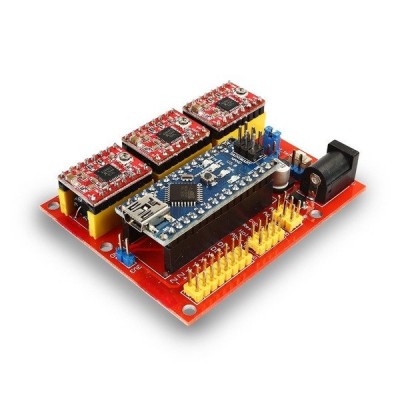 CNC modulis V4 - Shield Arduino NANO-Pagrindinis