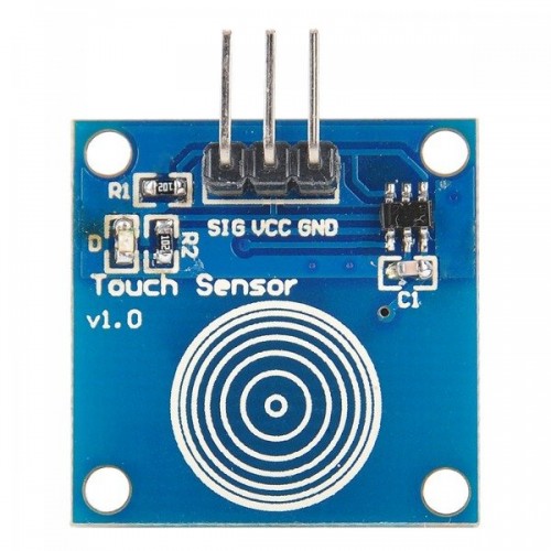 Viengubas jutiklis TTP223B - Jutiklinis jutiklis Arduino-