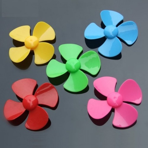 4 menčių sraigtas 40x2 mm - geltona - mini vėjo turbinai -