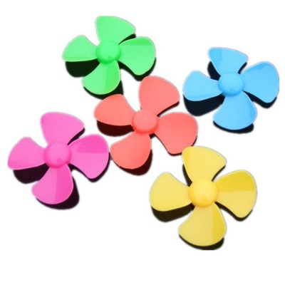 4 menčių sraigtas 40x2 mm - geltona - mini vėjo turbinai -