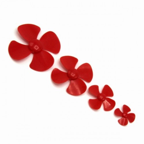 4 menčių sraigtas 40x2 mm - geltona - mini vėjo turbinai -