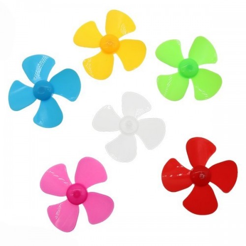 4 menčių sraigtas 40x2 mm - geltona - mini vėjo turbinai -