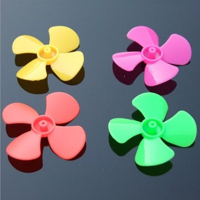 4 menčių sraigtas 40x2 mm - geltona - mini vėjo turbinai -
