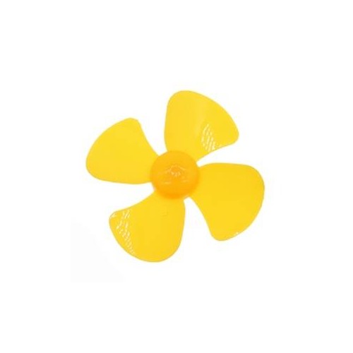 4 menčių sraigtas 40x2 mm - geltona - mini vėjo turbinai -