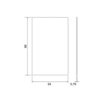 Belaidžio ryšio kortelė - RFID / NFC - 13.56MHz - ISO14443A -