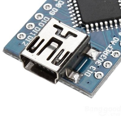 NANO V3.0 16MHz USB - ATmega328P - CH340 - Klonas - lituojami