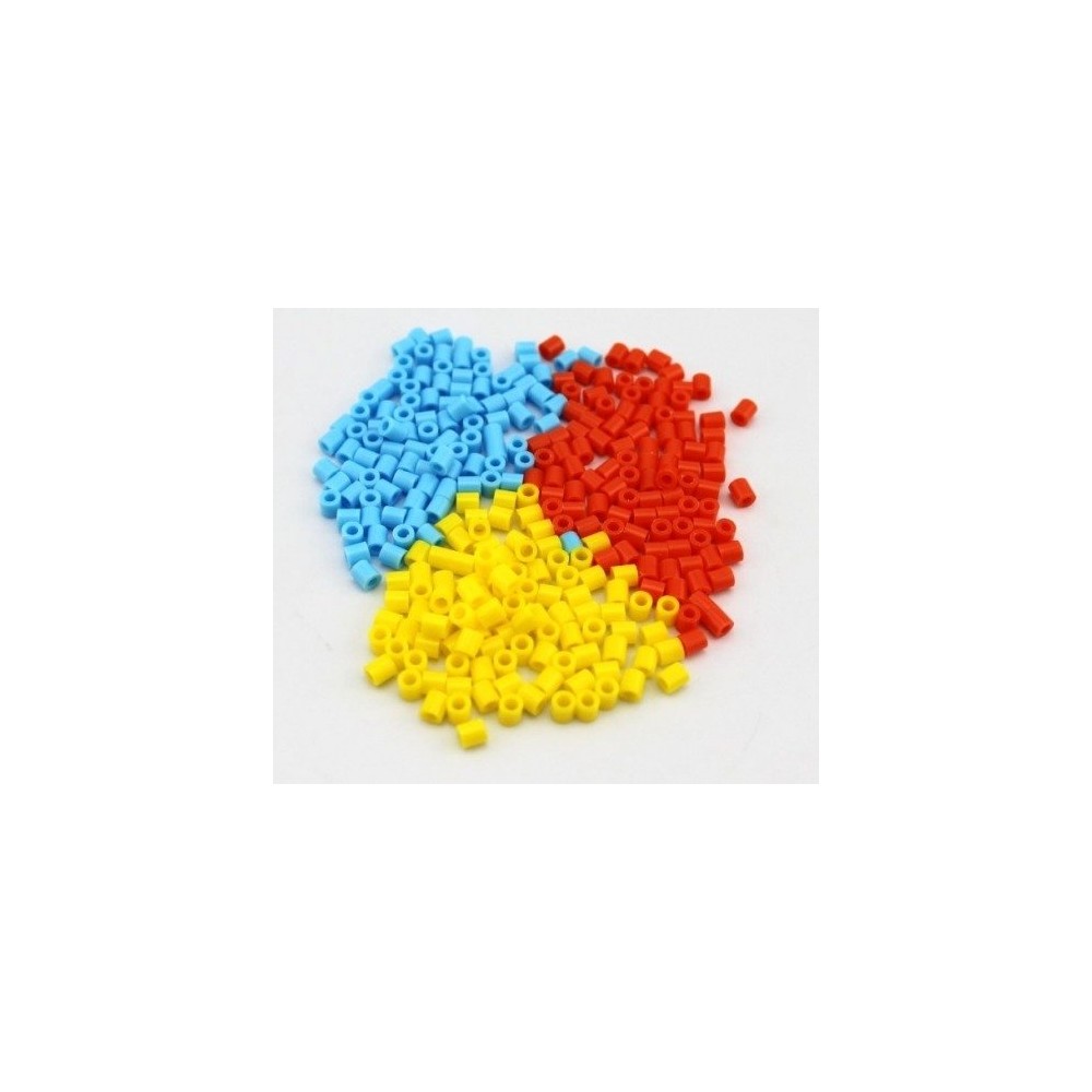 Plastikinė įvorė 3 mm - geltona - robotams ir "pasidaryk pats"
