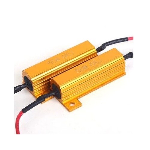 50 W rezistorius - 6 omų - aliuminio korpuse - RX24 50W