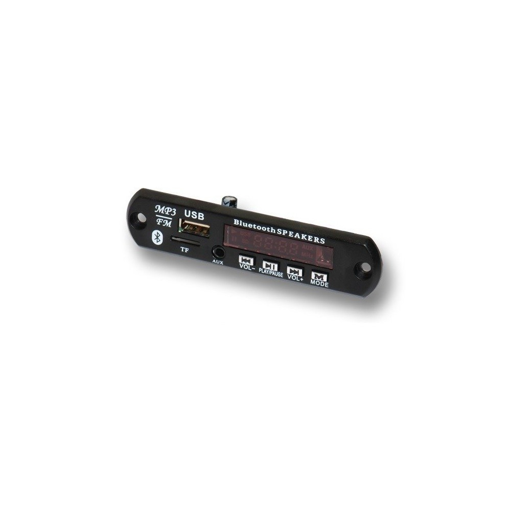 Garso modulis MP3 grotuvas su LED ekranu - 6-12V - USB - SD -