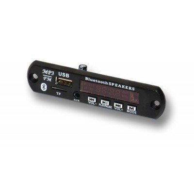 Garso modulis MP3 grotuvas su LED ekranu - 6-12V - USB - SD -