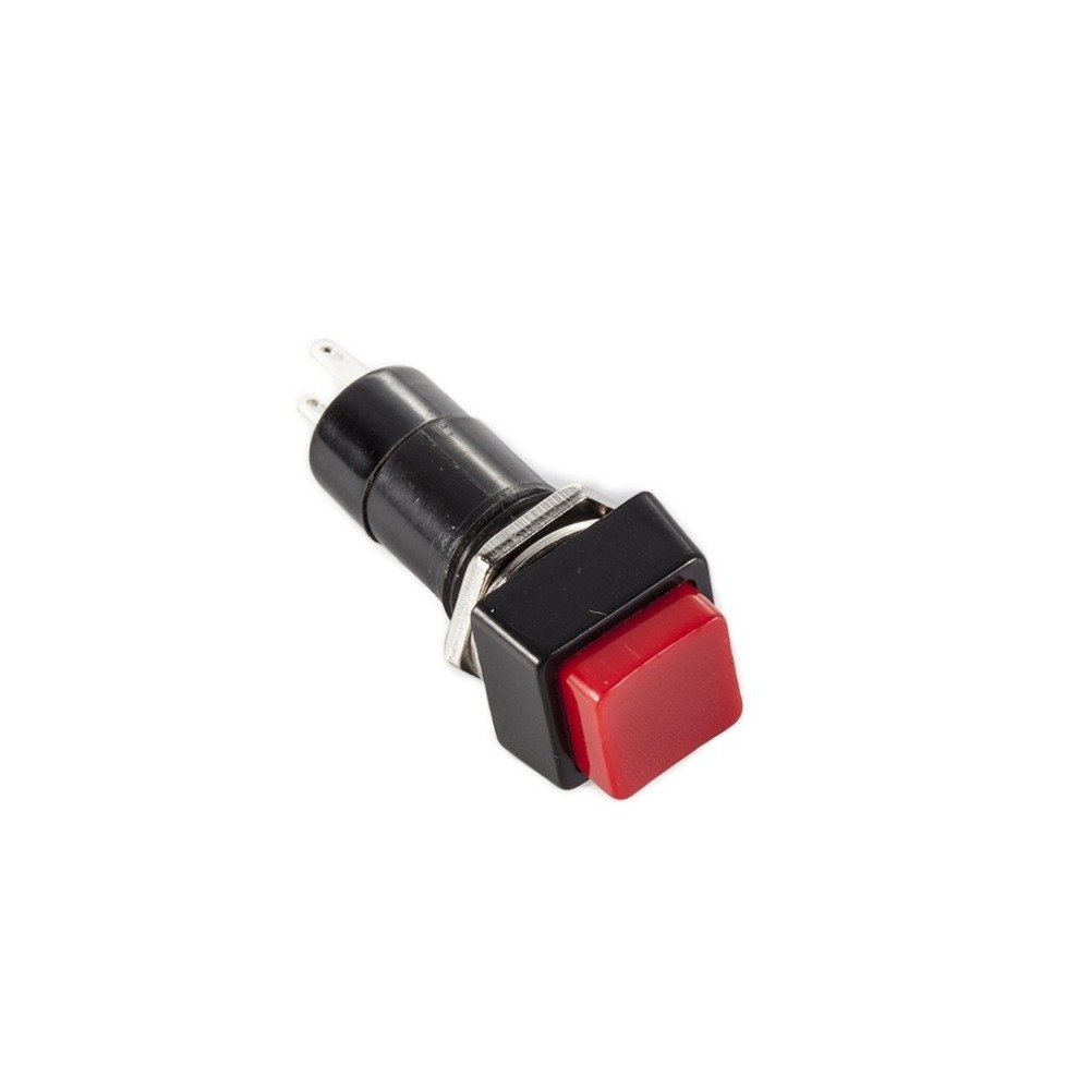 PBS mygtukas-12A - 250V 1A - raudona - bistabilus -