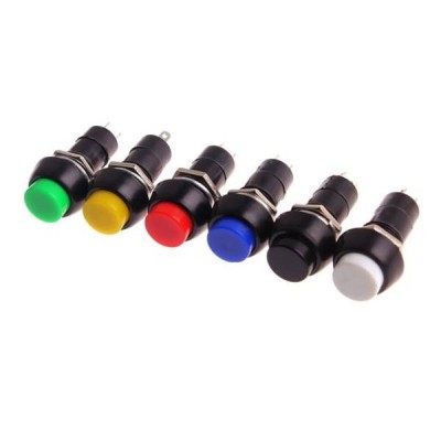 PBS mygtukas-11B - 250V 1A - bistabilus - apvalus -