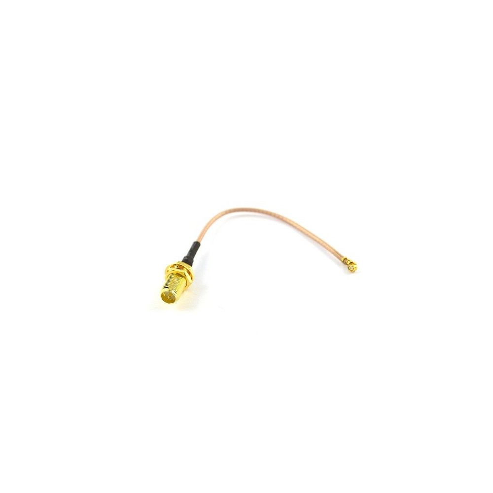 Perėjimas - U.FL (IPEX) į RP-SMA lizdas - tiesus adapteris su