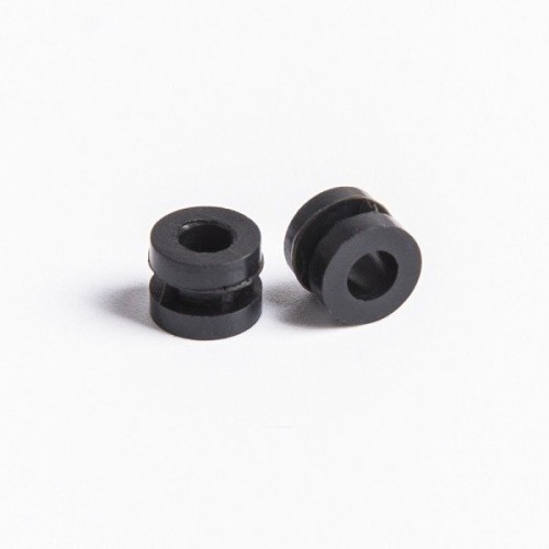 Vibracijos izoliatoriai 5mm/6mm - M3 - 4 vnt - juoda -