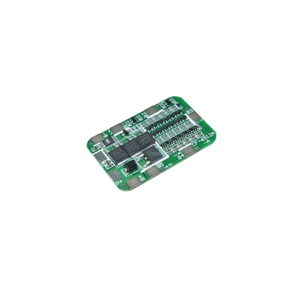 BMS PCM PCB įkrovimo ir apsaugos modulis ličio