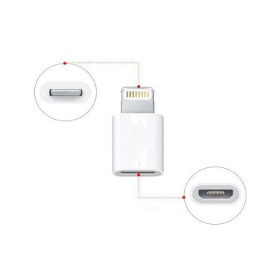 Adapteris - Adapteris - MicroUSB - Apšvietimas - Skirta IPHONE