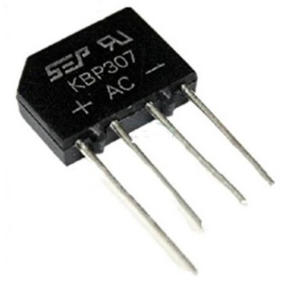 Lygintuvo tiltelis 3A 700V (laidai) - kBP307