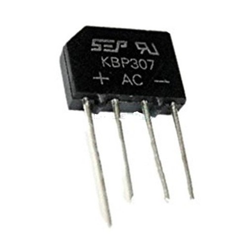 Lygintuvo tiltelis 3A 700V (laidai) - kBP307