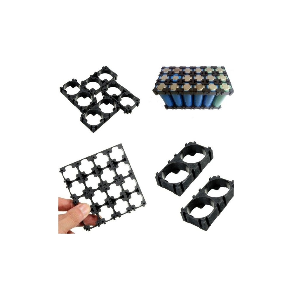 1x2 plastikinis korpusas Li akumuliatorių pakuotėms-Joninis
