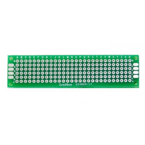 PCB plokštė 20x80 mm - PI21Z - dvipusis - PCB prototipo