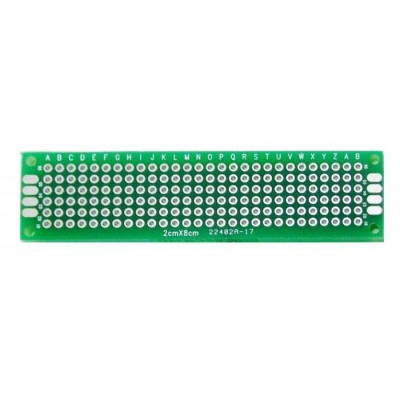 PCB plokštė 20x80 mm - PI21Z - dvipusis - PCB prototipo