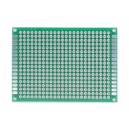 PCB plokštė 50x70 mm - PI24Z - dvipusis PCB - prototipo