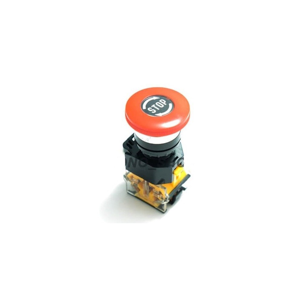 Saugos mygtukas "grybas - 36 mm - 10A/400V - NO/NC - skubios
